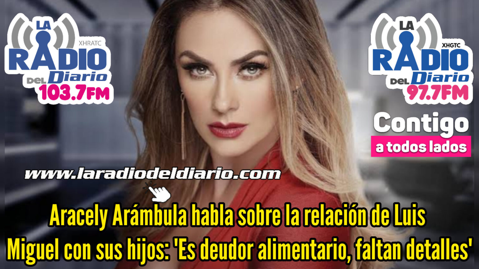 Aracely Arámbula habla sobre la relación de Luis Miguel con sus hijos