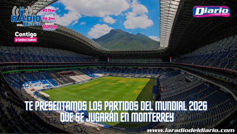 Estos son los partidos del Mundial 2026 que se jugarán en Monterrey ...